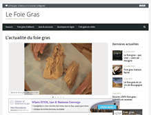 Tablet Screenshot of le-foie-gras.eu